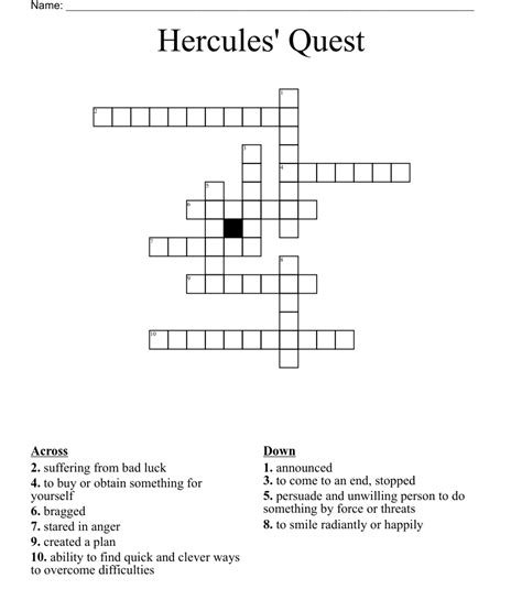 monster slain by hercules crossword|Clue: Monster slain by Hercules